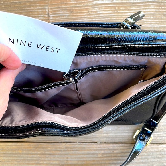 Nine West Faux Leather Purse & Tablet Carrier - Picture 6 of 11